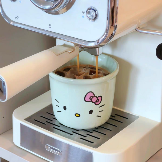 Hello Kitty Ceramic Latte Cup - Pista Green