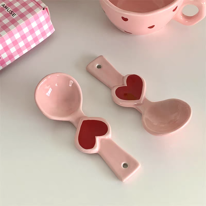 Kawaii Bear/Heart Dessert/Icecream Spoon