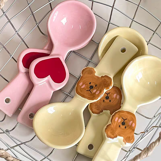 Kawaii Bear/Heart Dessert/Icecream Spoon