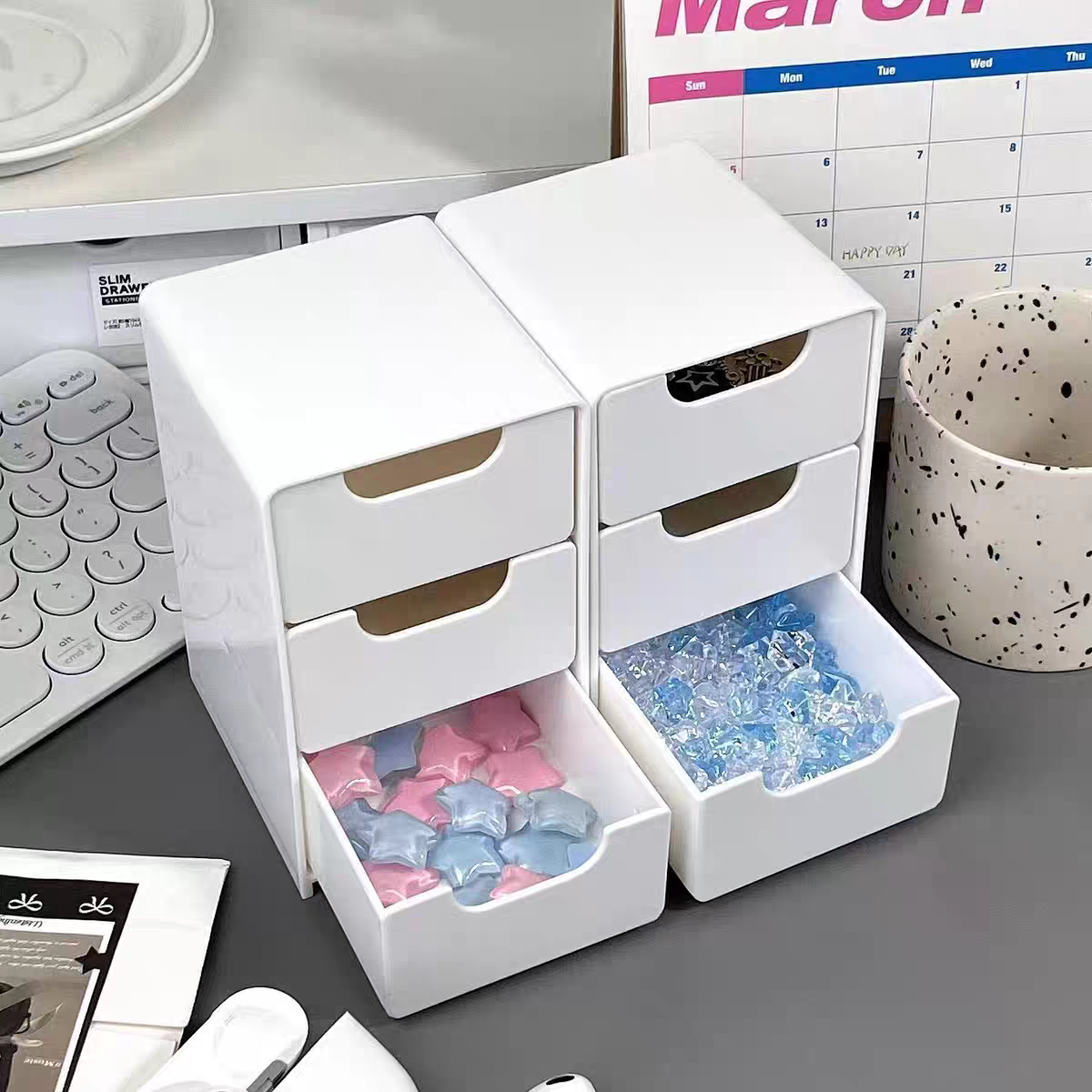 Aesthetic Mini Desk Drawer