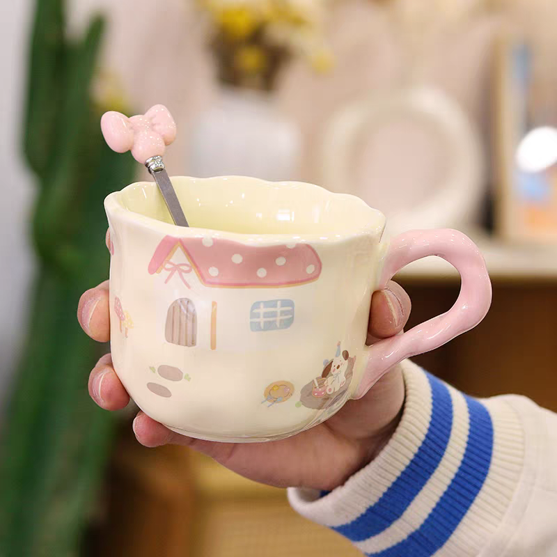 Kawaii Illustration Gift Mug Set