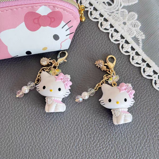 Cute Hello Kitty Charm Keychain