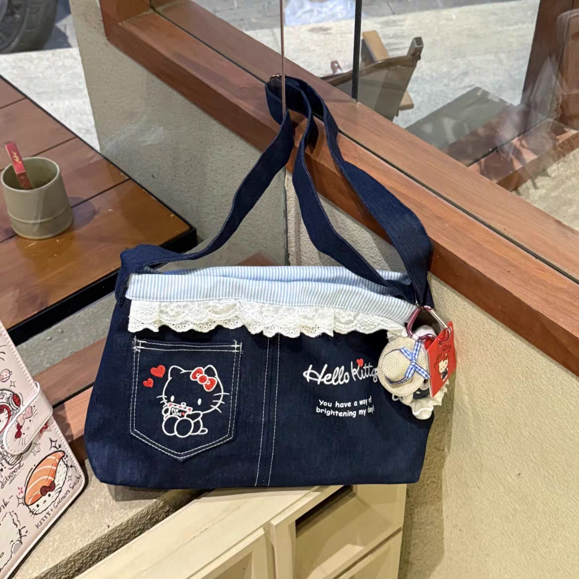 Hello Kitty Tote Bag with Free HK Keychain