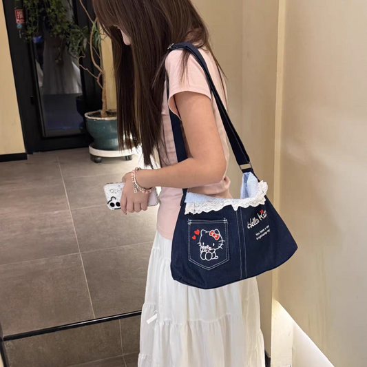 Hello Kitty Tote Bag with Free HK Keychain