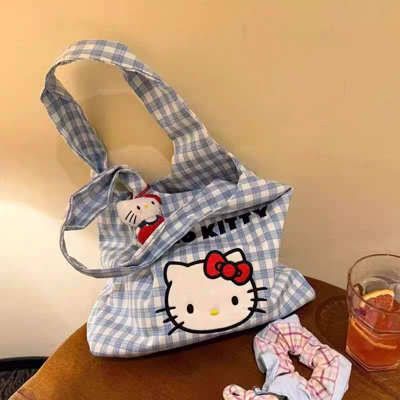 Hello Kitty Cloth Tote bag - With Free HK Keychain