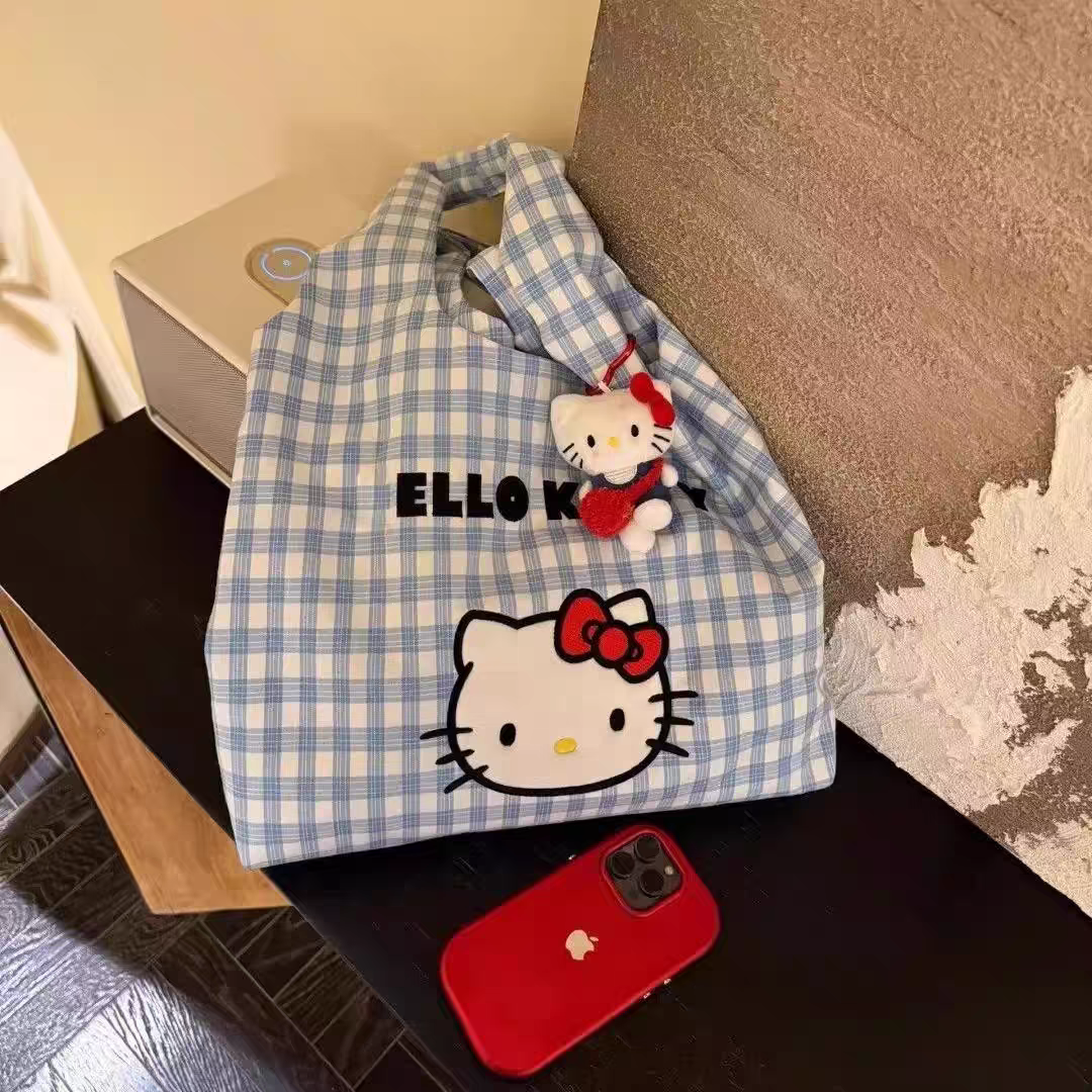 Hello Kitty Cloth Tote bag - With Free HK Keychain