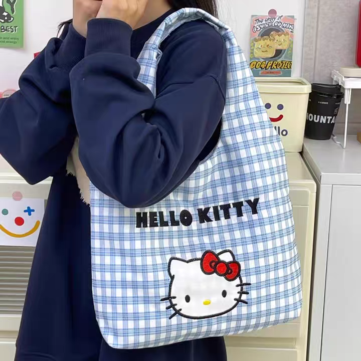 Hello Kitty Cloth Tote bag - With Free HK Keychain