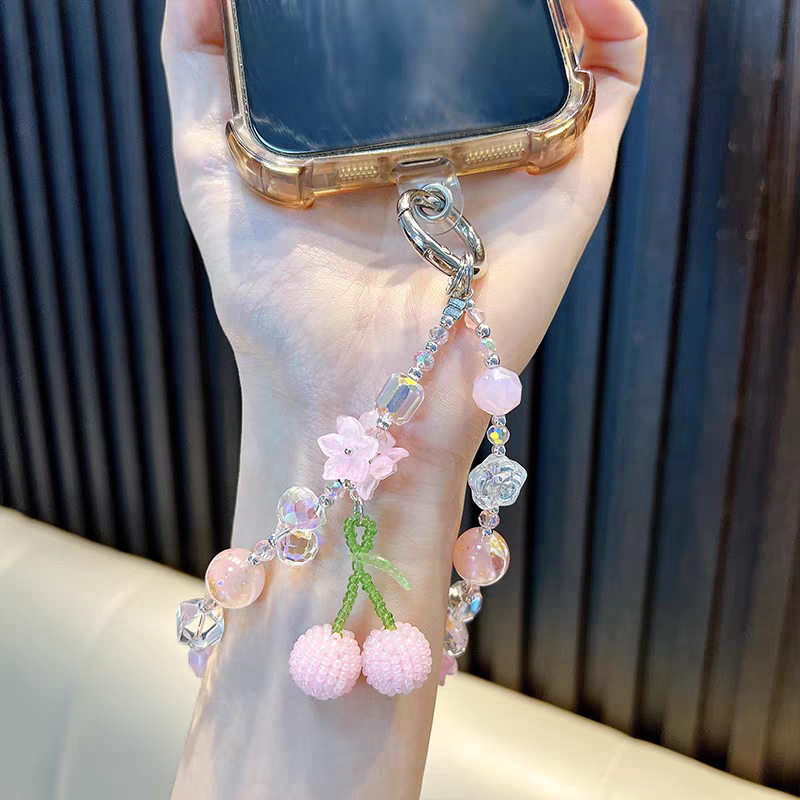 Beautiful Handmade Cherry Blossoms Keychain
