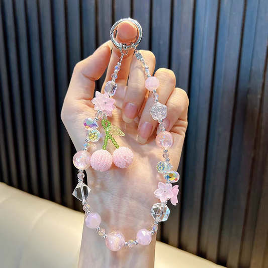 Beautiful Handmade Cherry Blossoms Keychain