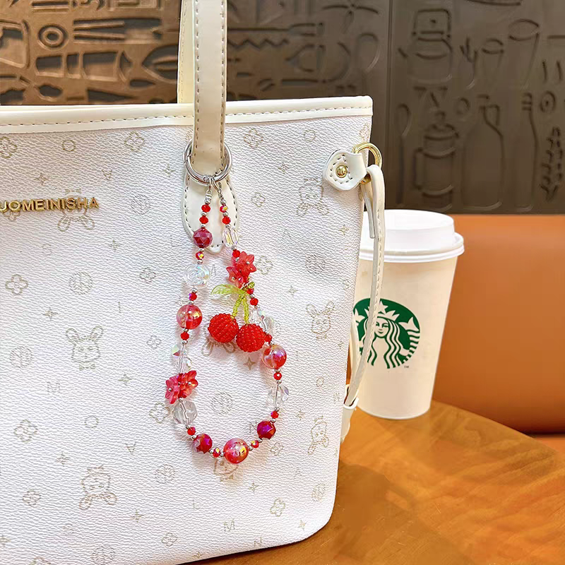 Beautiful Handmade Cherry Blossoms Keychain