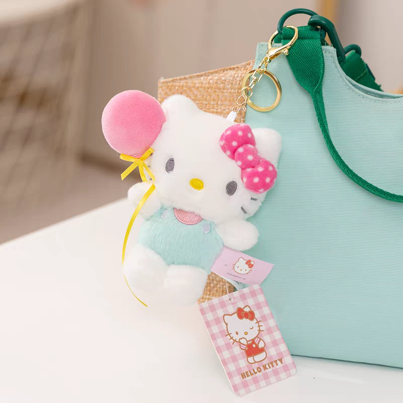 Hello Kitty Plush Keychain - Genuine
