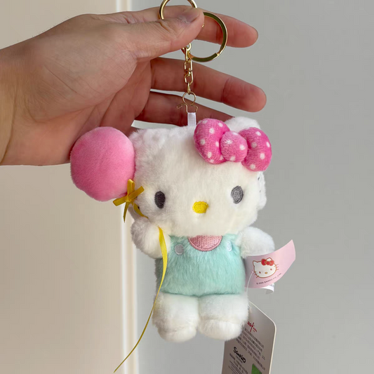 Hello Kitty Plush Keychain - Genuine