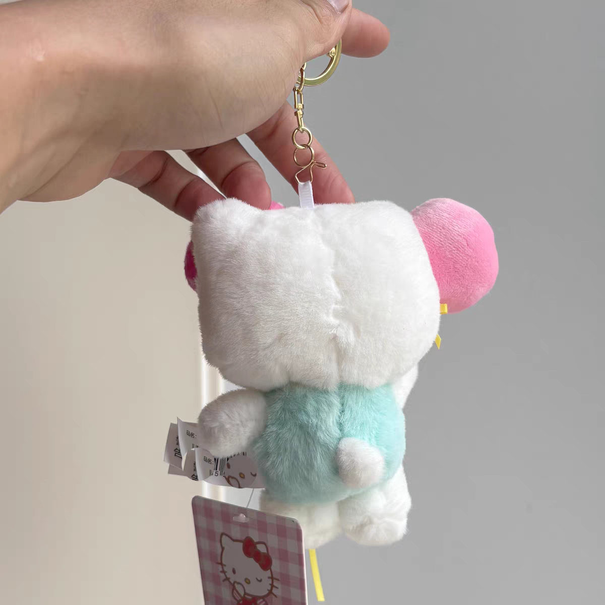 Hello Kitty Plush Keychain - Genuine