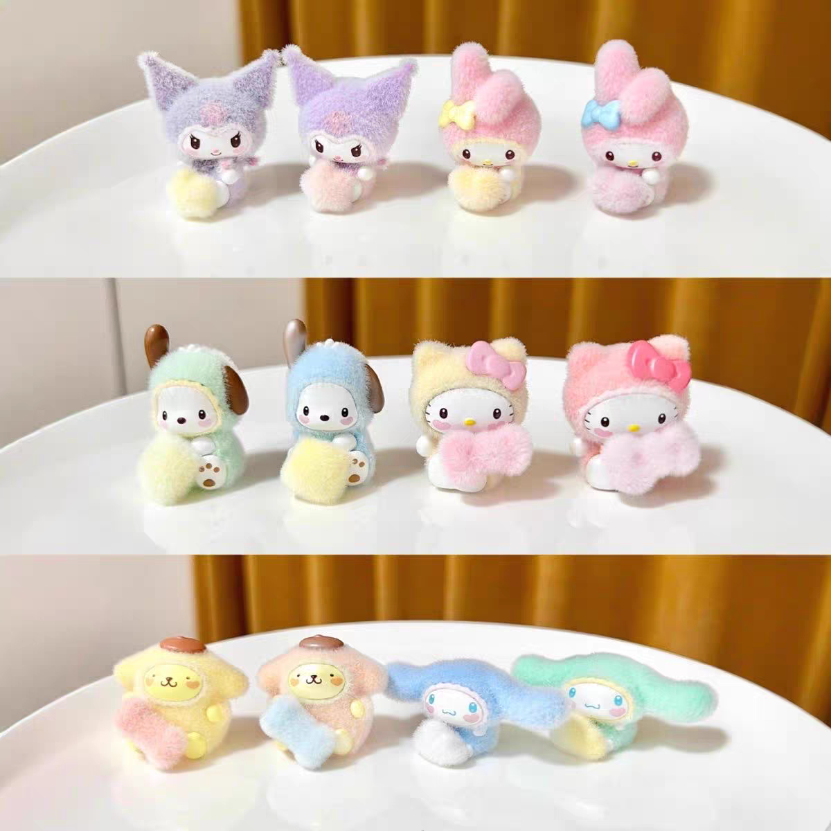 Moetch x Sanrio Fuzzy Rainbow Babies Minis