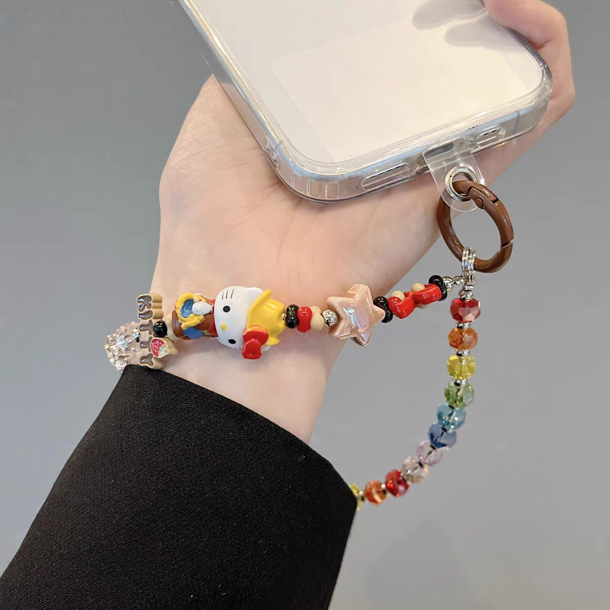 Cute Hat Hello Kitty Phone/Key Charm