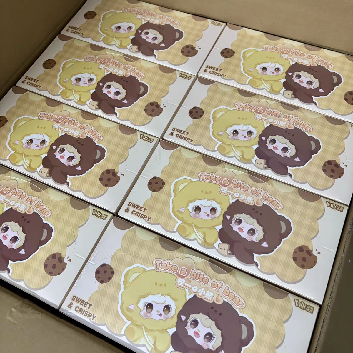 Yooki Take a Bite of Bear Series Plush Blind Box (Single Pc) - Genuine