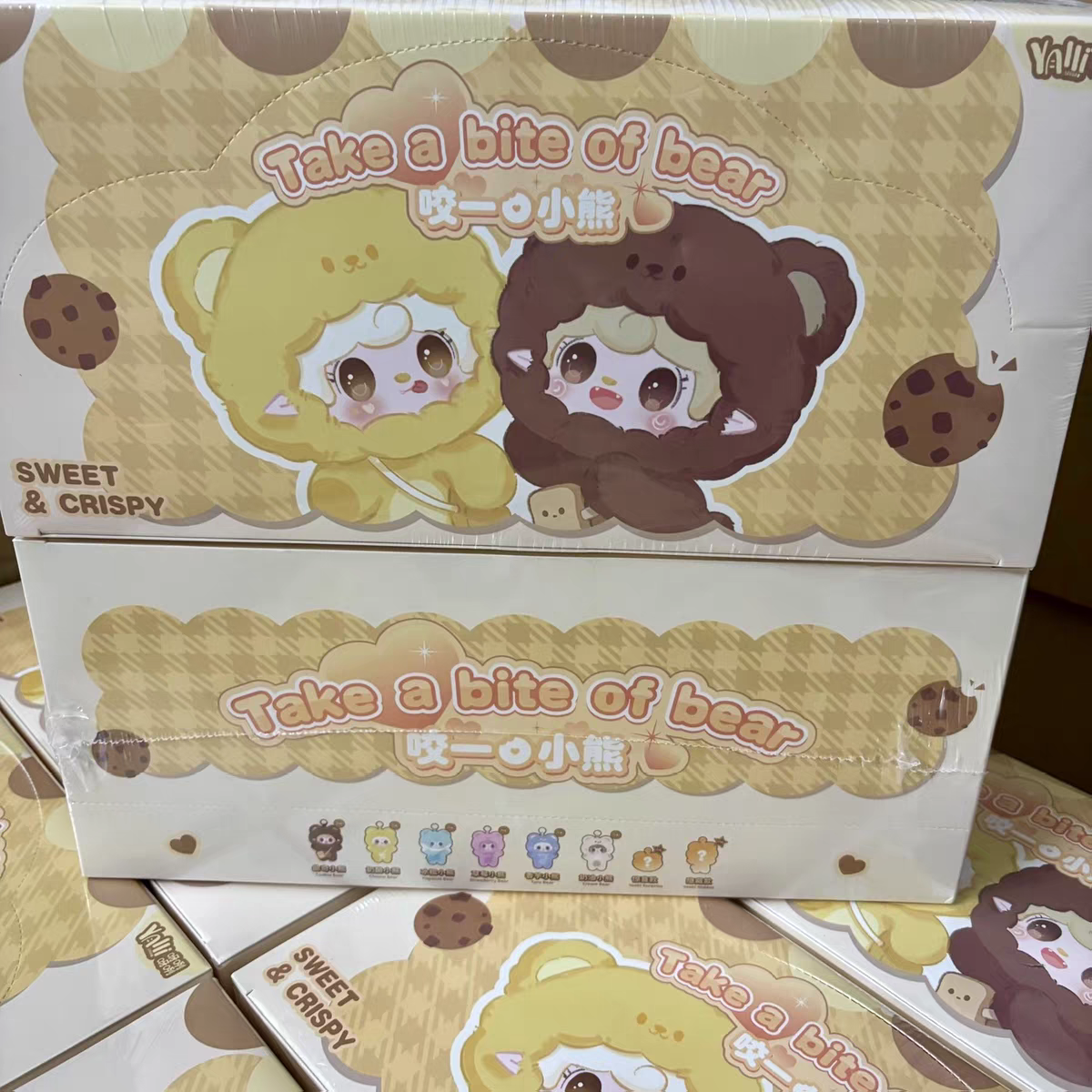 Yooki Take a Bite of Bear Series Plush Blind Box (Single Pc) - Genuine