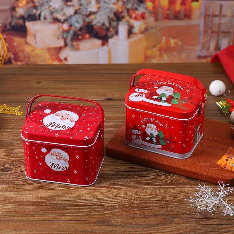 Christmas Candy Tin Box