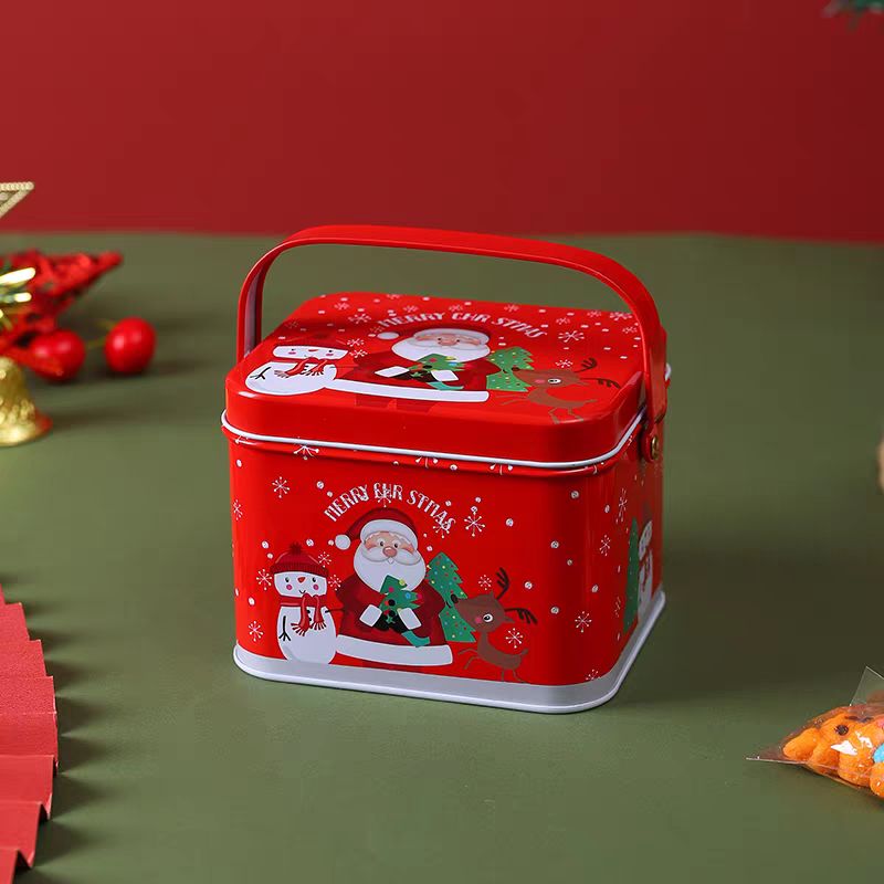 Christmas Candy Tin Box