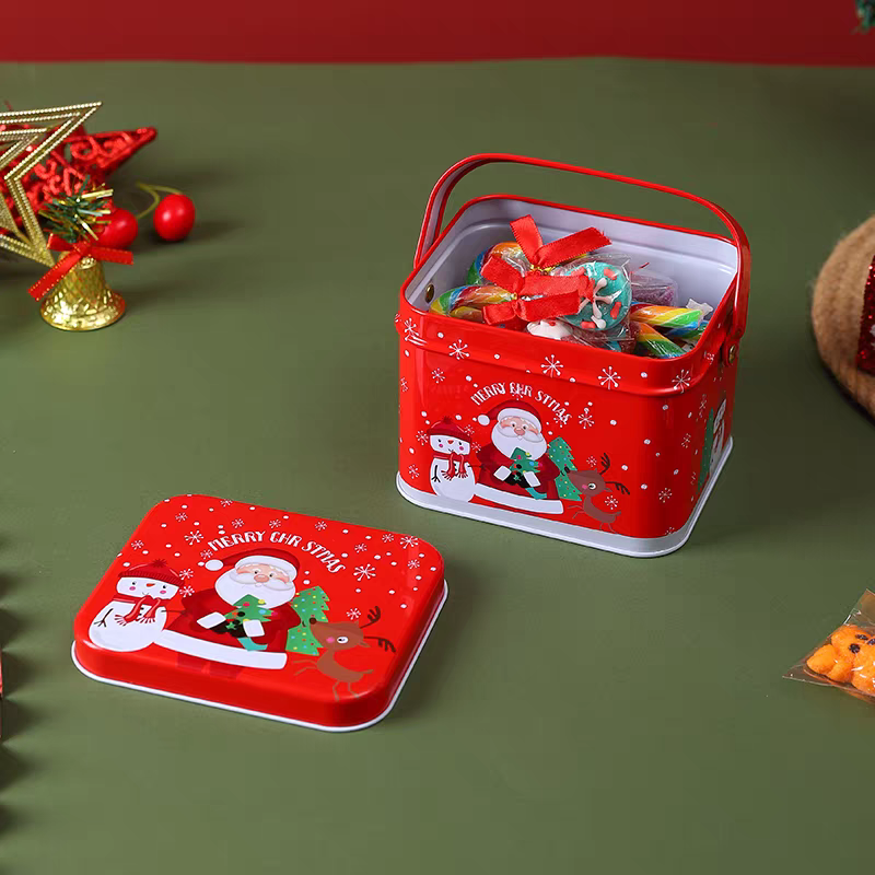Christmas Candy Tin Box