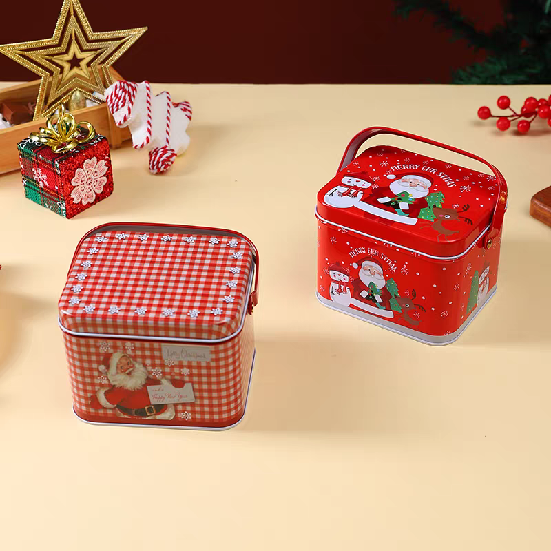 Christmas Candy Tin Box