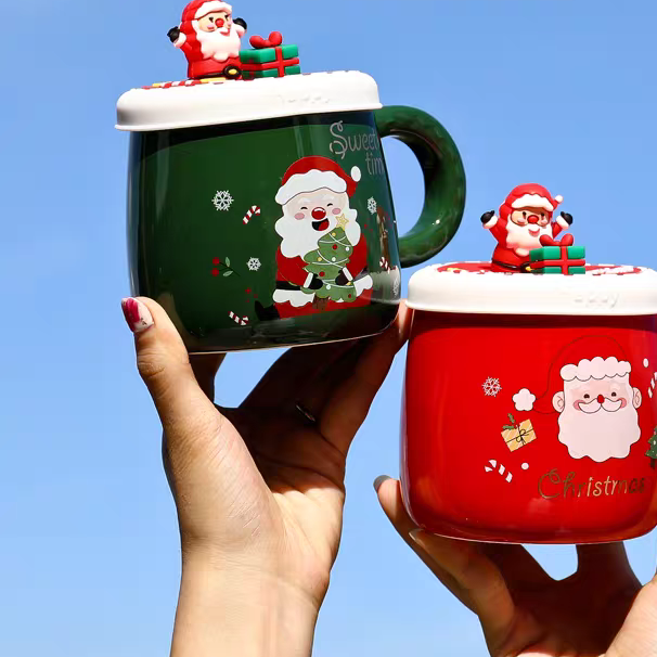 Christmas Mug with Lid