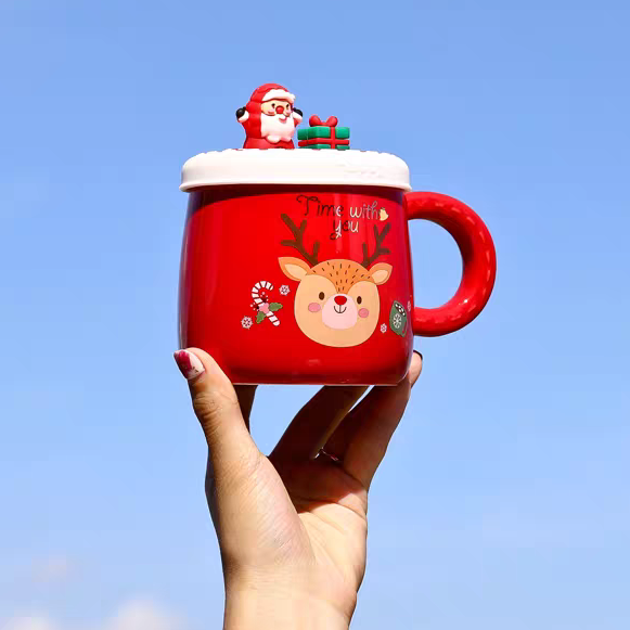Christmas Mug with Lid