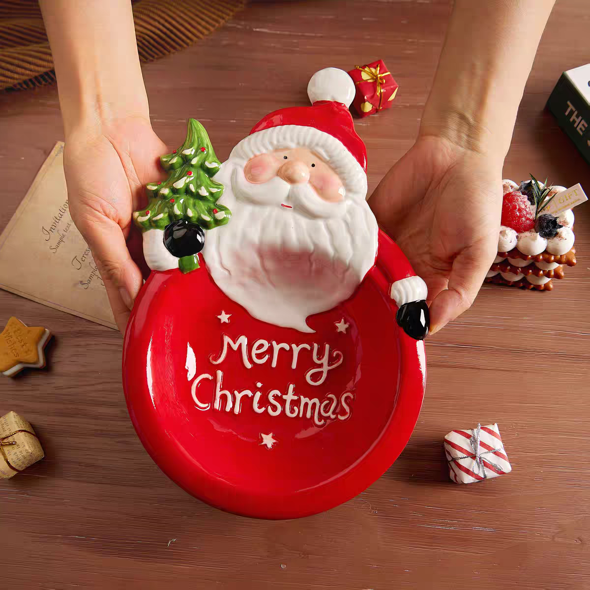 Unique Santa Dessert Bowl - Small