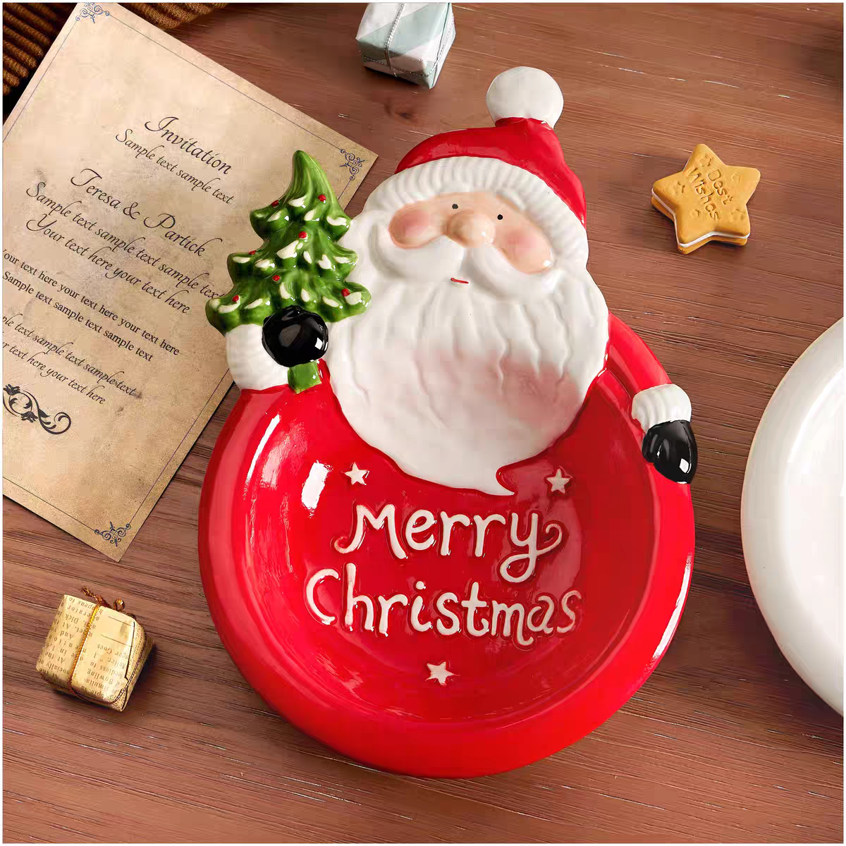 Unique Santa Dessert Bowl - Small