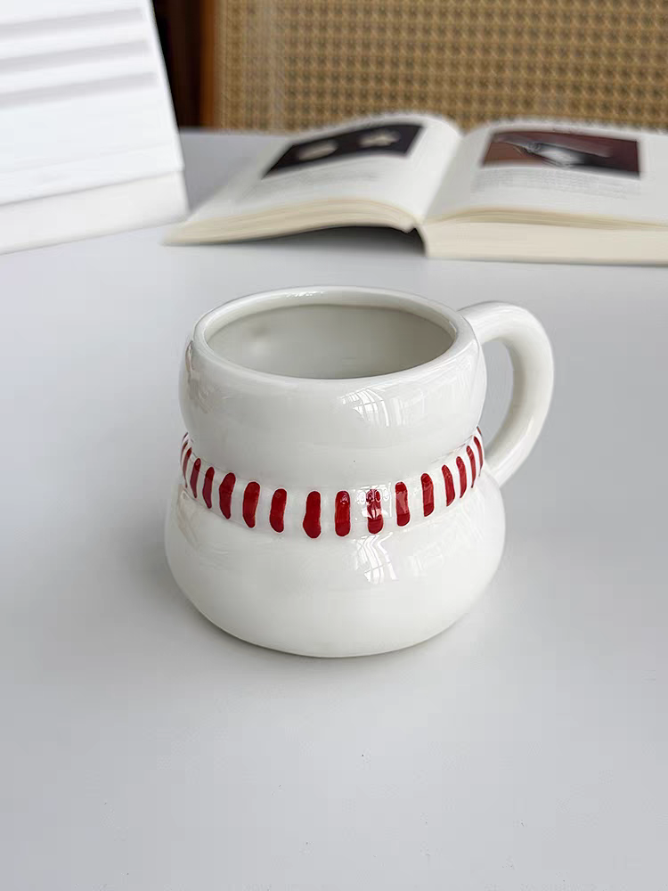 White Snowman Ceramic Mug