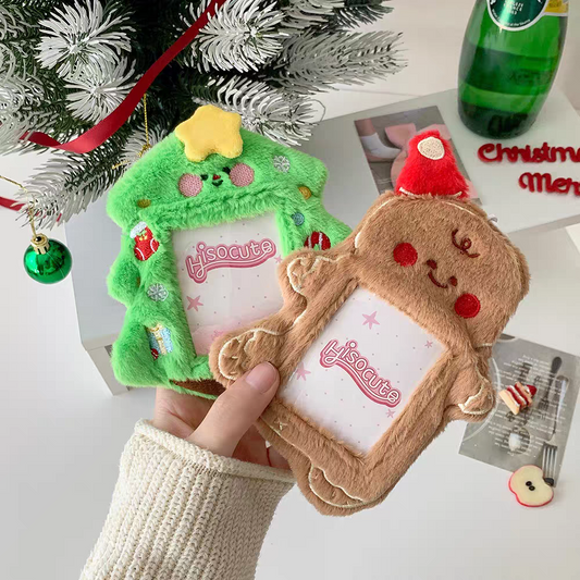 HiSoCute Christmas Plushie Photo Card Holder/Bag Charm
