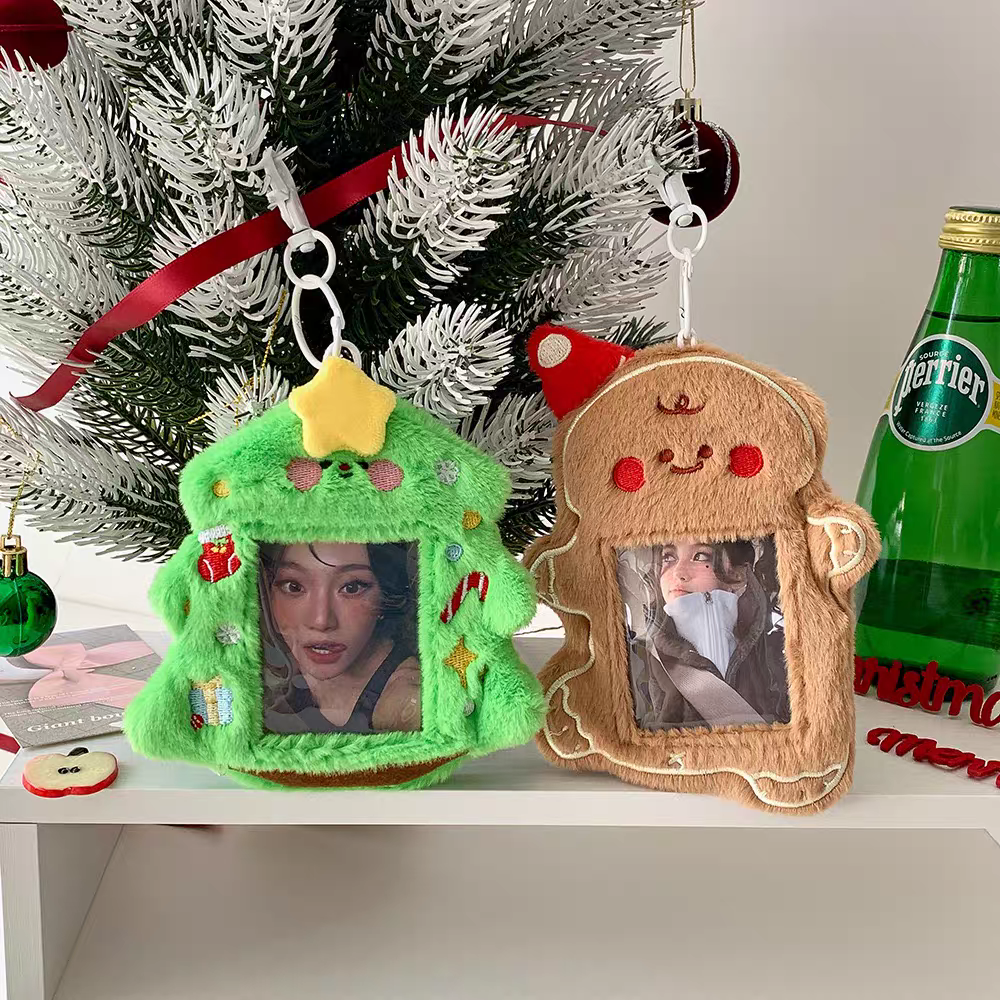 HiSoCute Christmas Plushie Photo Card Holder/Bag Charm
