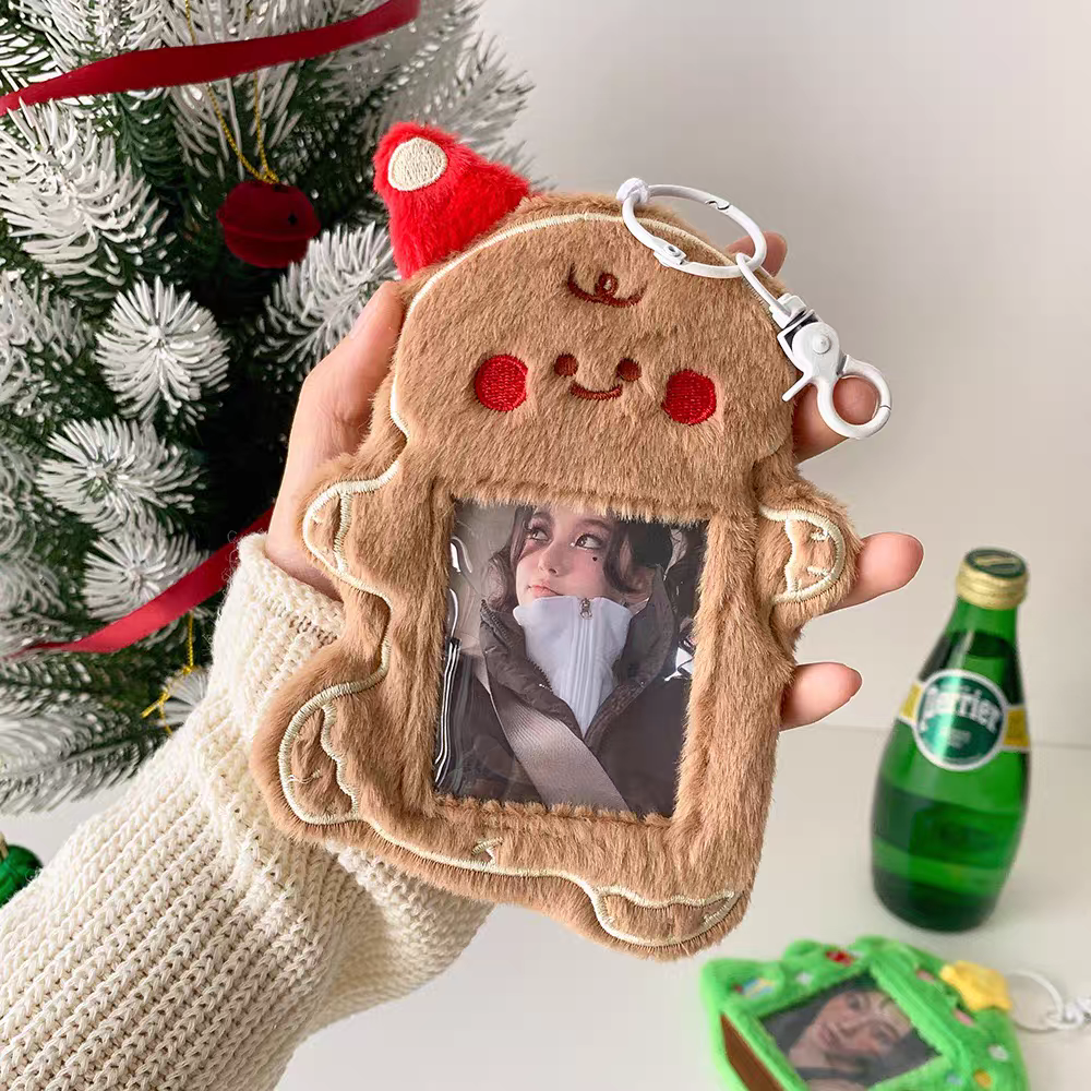 HiSoCute Christmas Plushie Photo Card Holder/Bag Charm