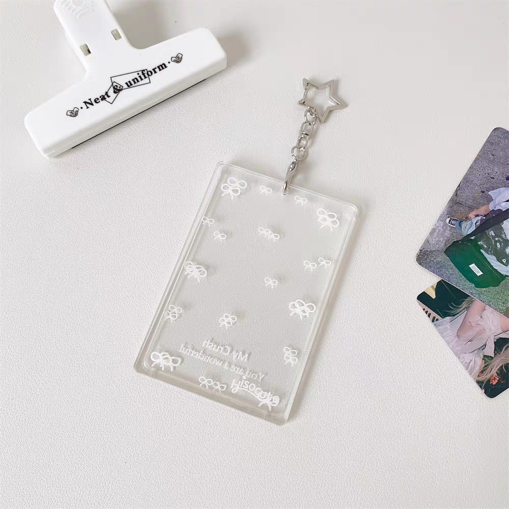 Kpop Transparent Photo Card Holder