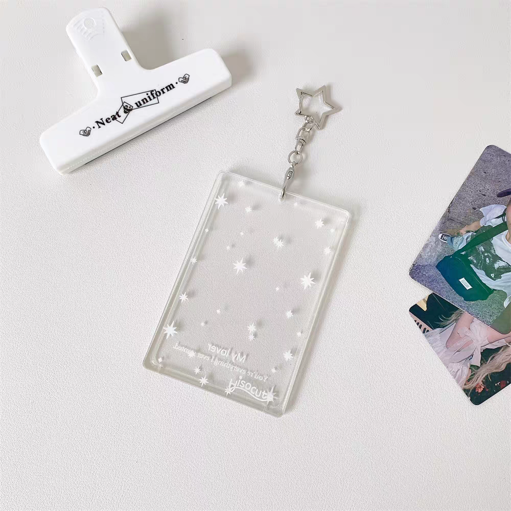 Kpop Transparent Photo Card Holder