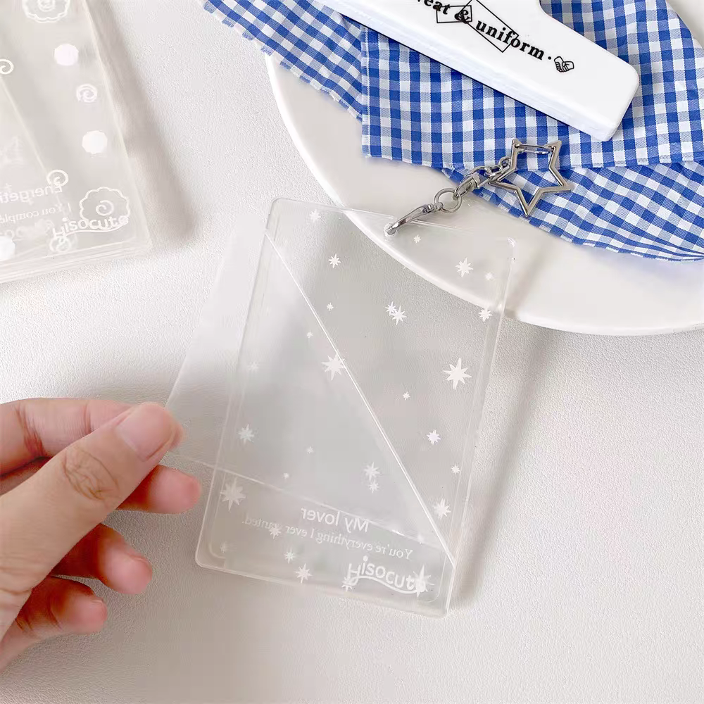 Kpop Transparent Photo Card Holder
