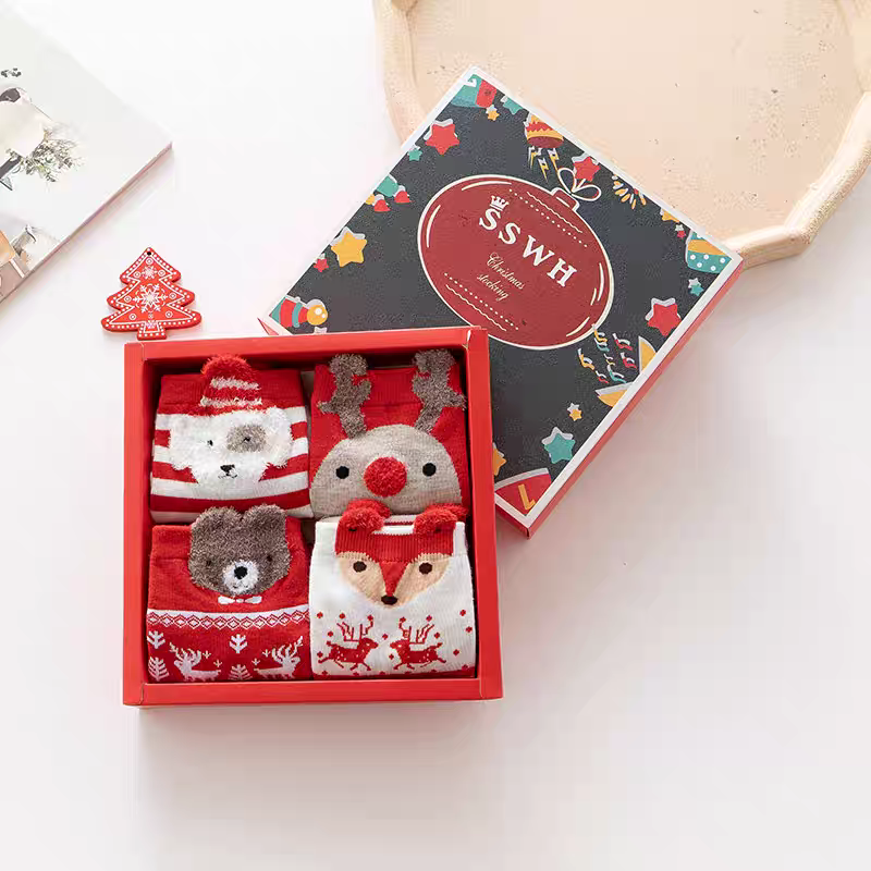 Winter Socks Set - Set of 4