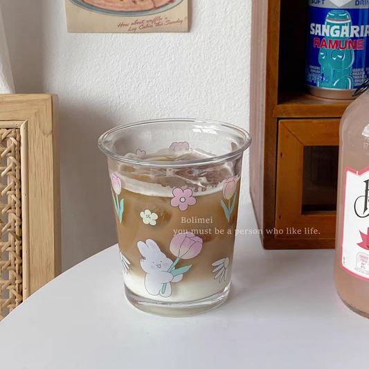 Tulip Bunny Latte/Matcha Tumbler