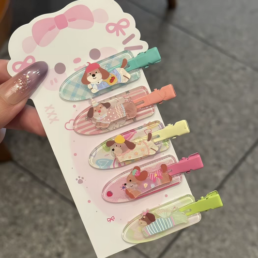 Korean Style Cute Puppy Hair Clips