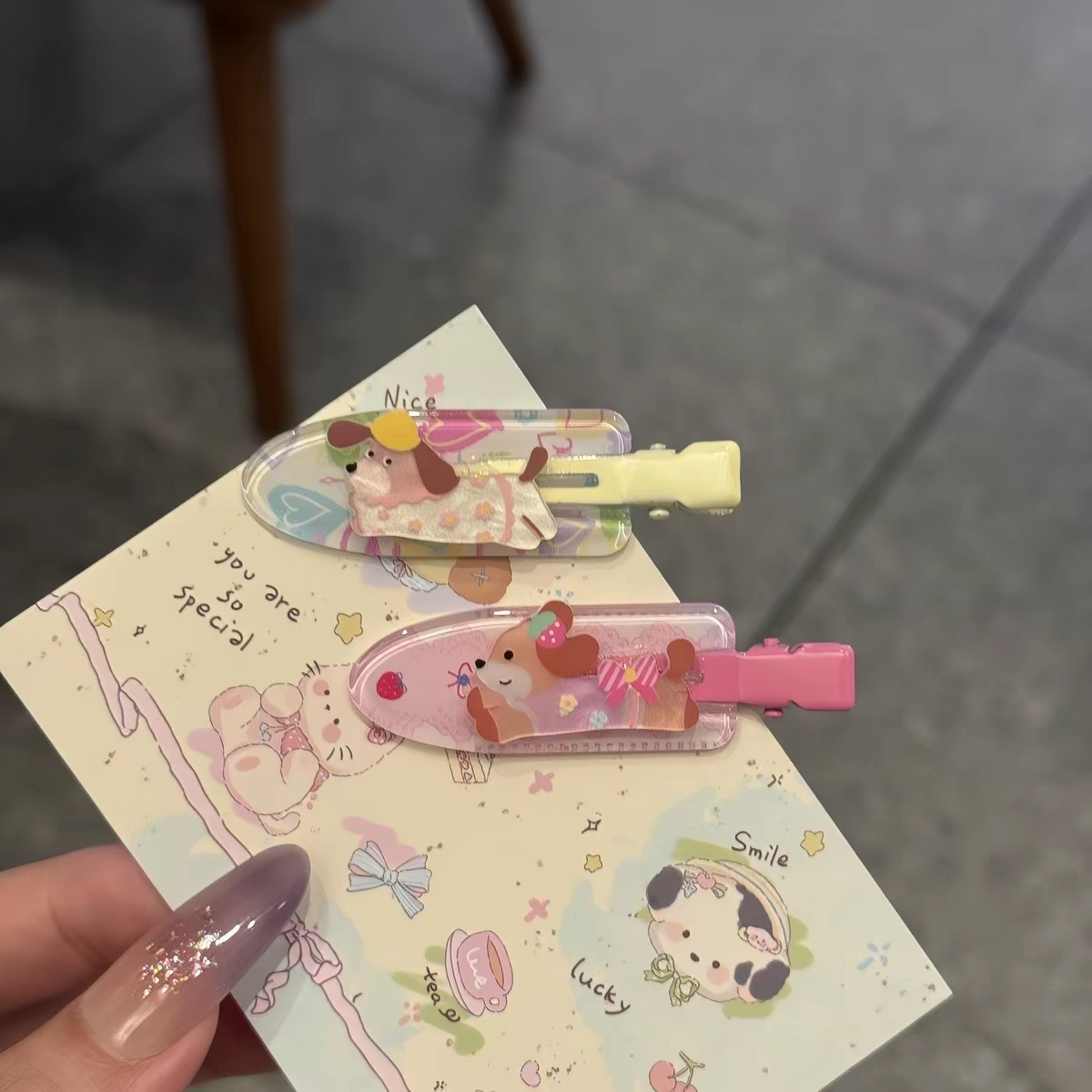 Korean Style Cute Puppy Hair Clips