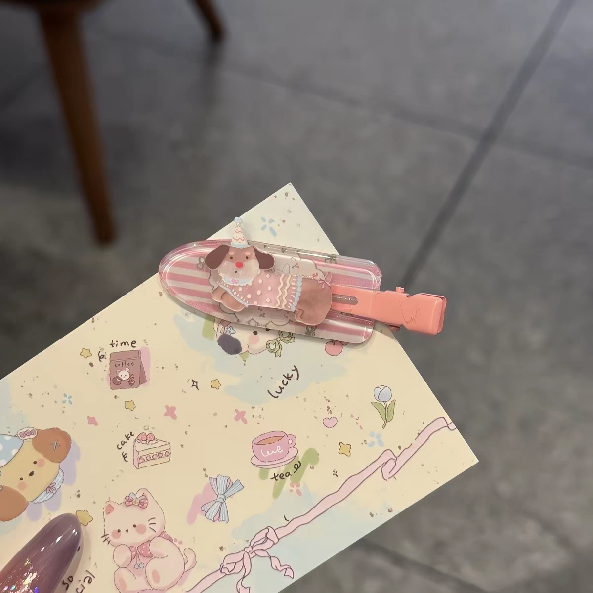 Korean Style Cute Puppy Hair Clips