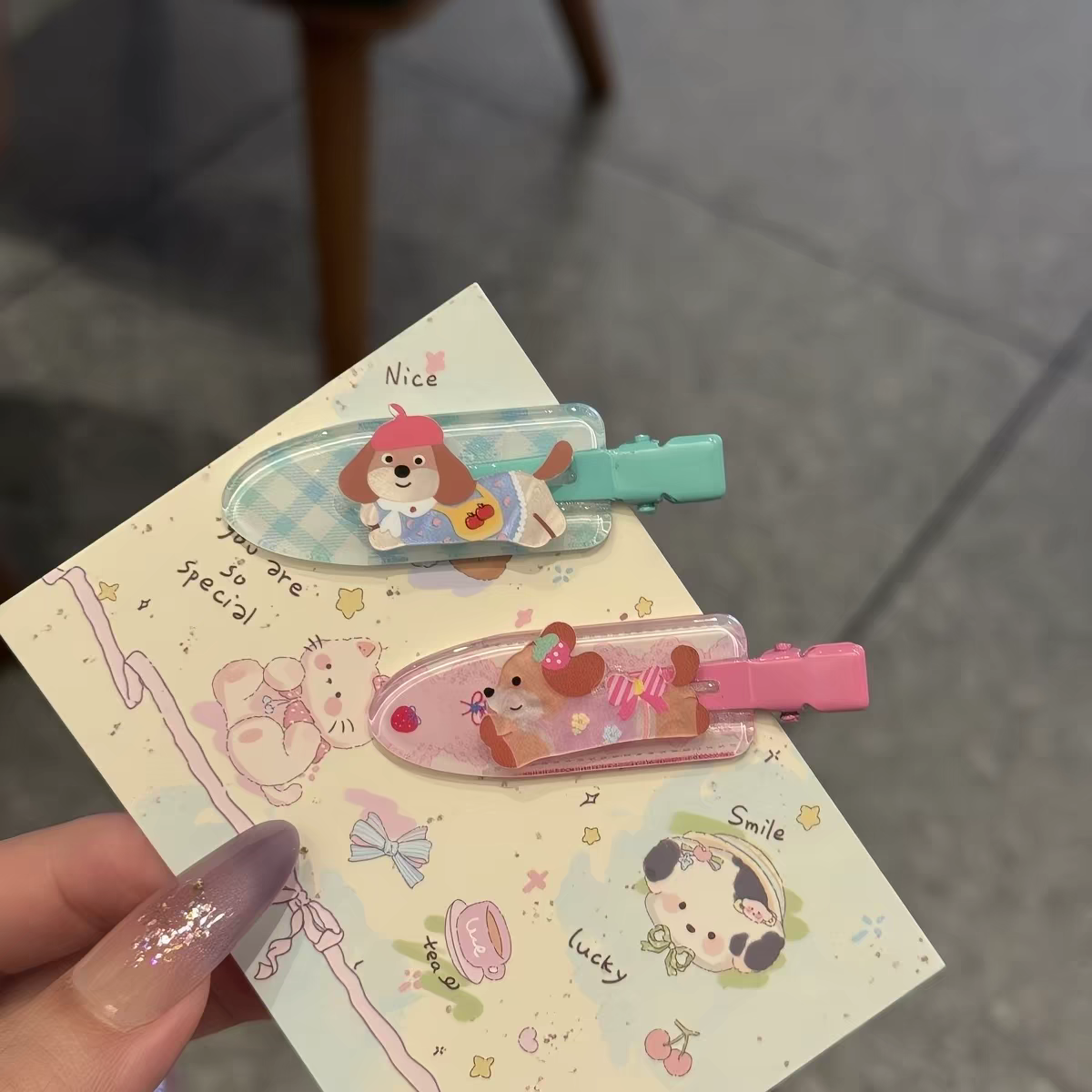 Korean Style Cute Puppy Hair Clips