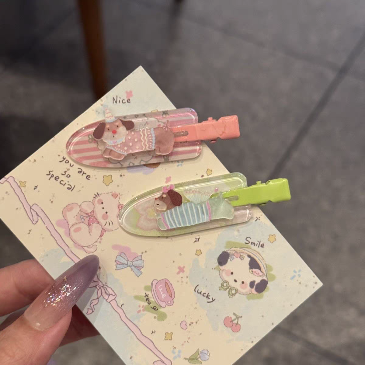 Korean Style Cute Puppy Hair Clips