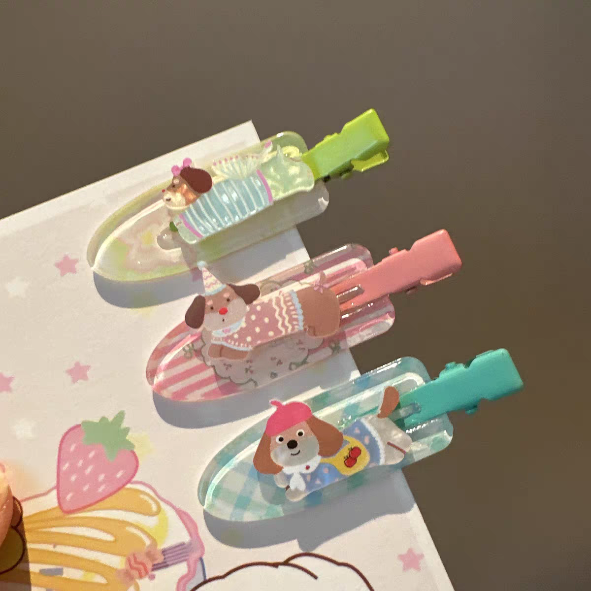 Korean Style Cute Puppy Hair Clips