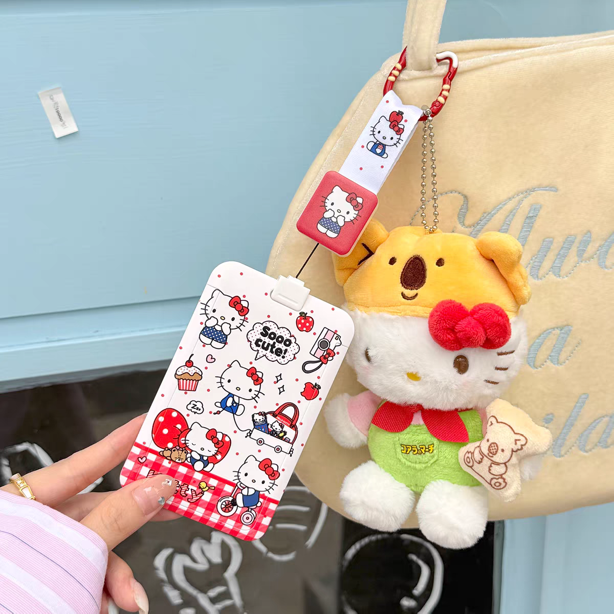 Sanrio Character Retractable ID Badge Holder