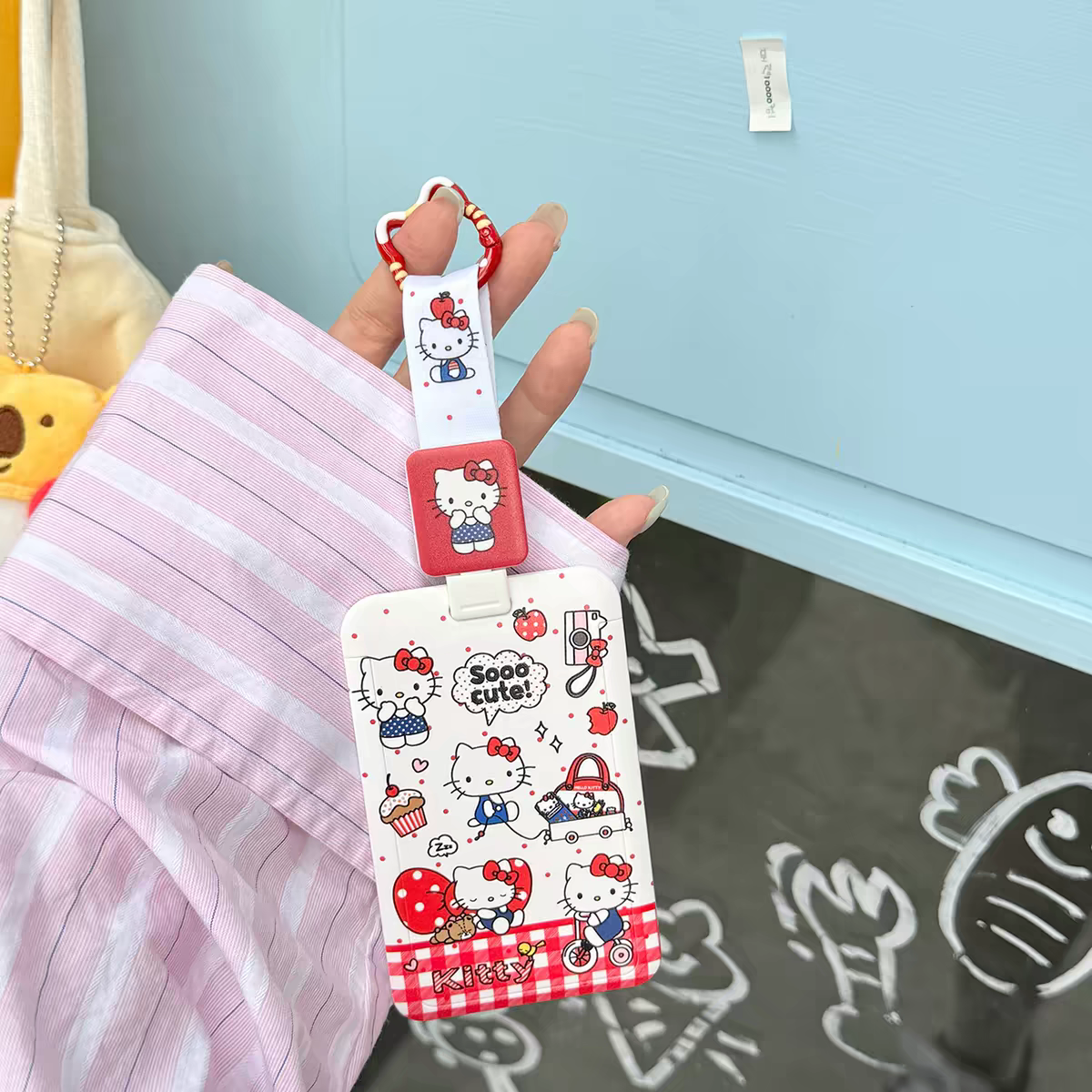Sanrio Character Retractable ID Badge Holder