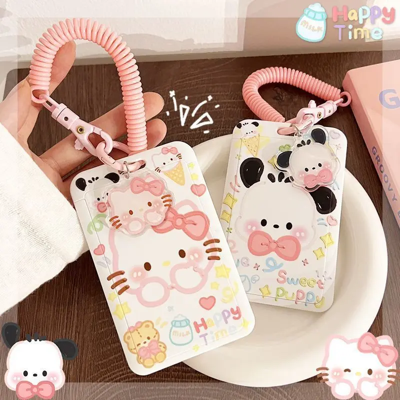 Cute Sanrio Illustration ID Card Holder