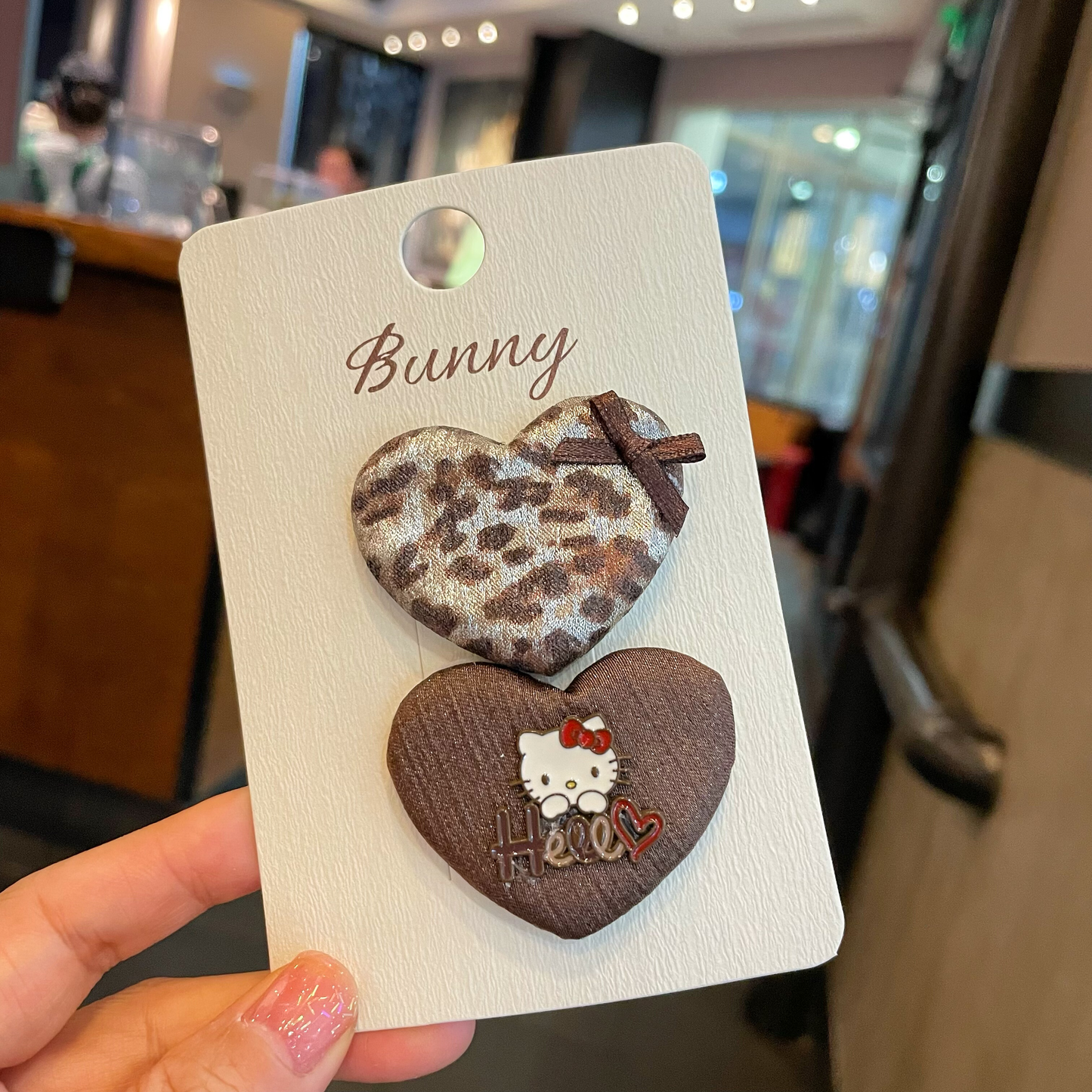 Hello Kitty Heart Hair Clip