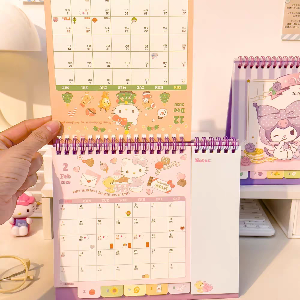 Sanrio Calenders With Planners - 2026
