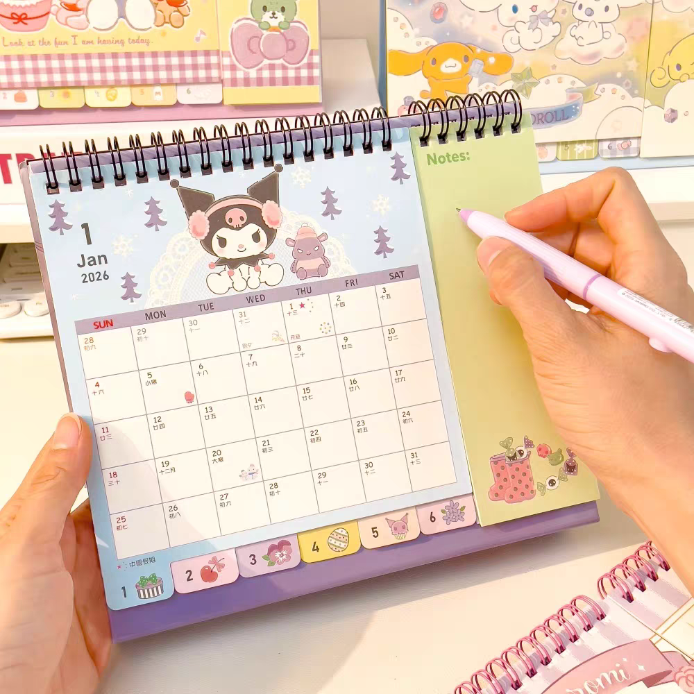 Sanrio Calenders With Planners - 2026